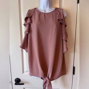 Self Crush Cold Shoulder Blouse size Large